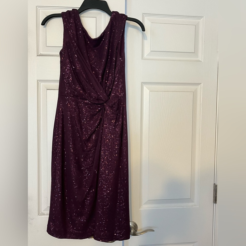 Ralph Lauren purple sequin dress